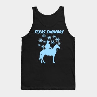 Texas Snowboy Snovid 21 Gift for Cowboy Survivor Tank Top